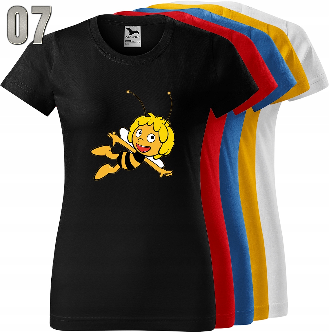 KOSZULKA DAMSKA PSZCZÓŁKA MAJA L Materiał dominujący bawełna