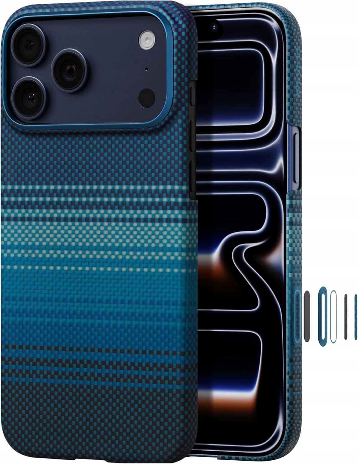 Etui Pitaka iPhone 17 Pro Max/18 Pro Max MagSafe aramidowe Moonrise