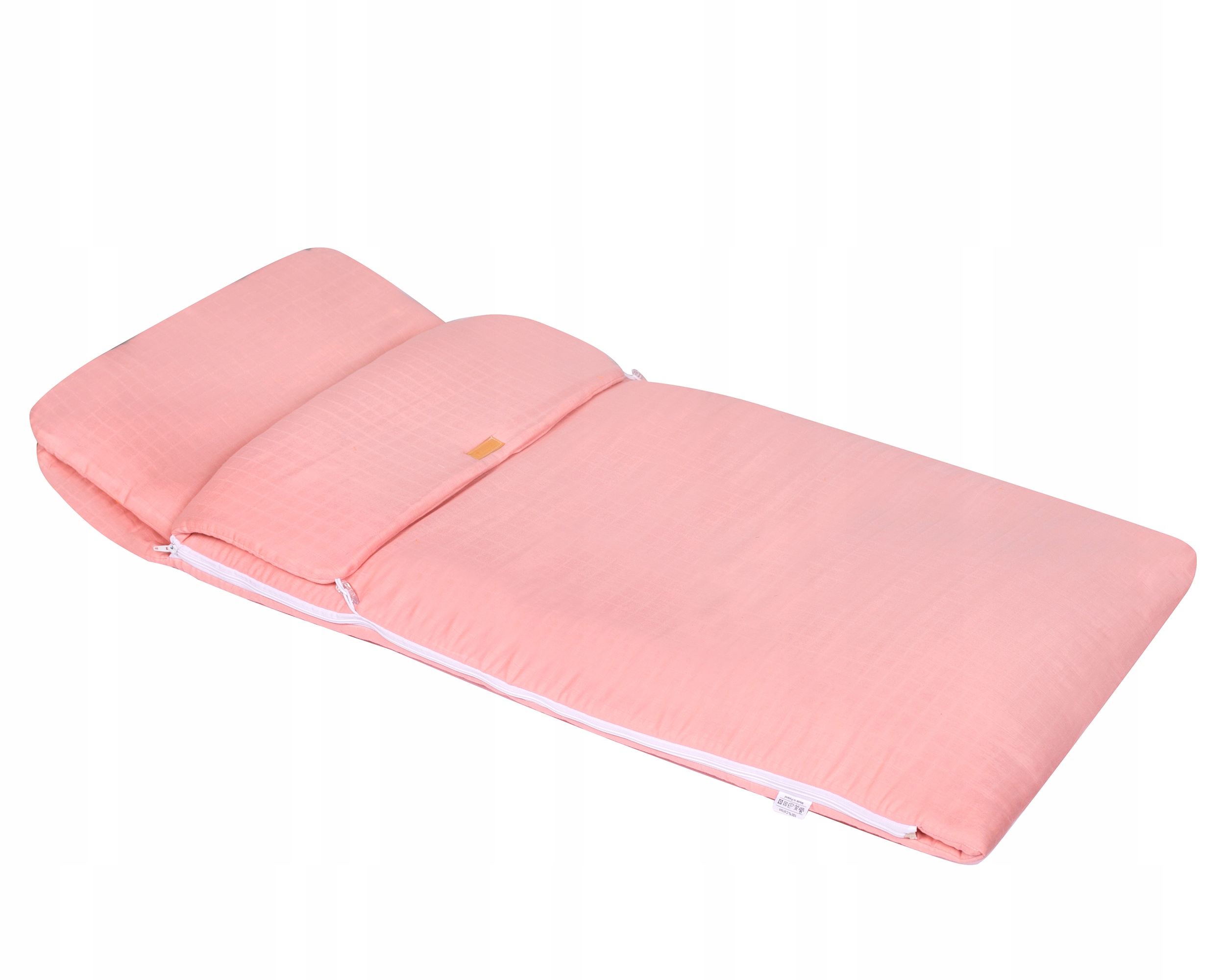 Śpiworek do spania do przedszkola 120 cm różowy muślin