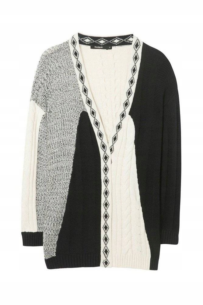 

Sweter Desigual Opaca kardigan damski ciepły r. M