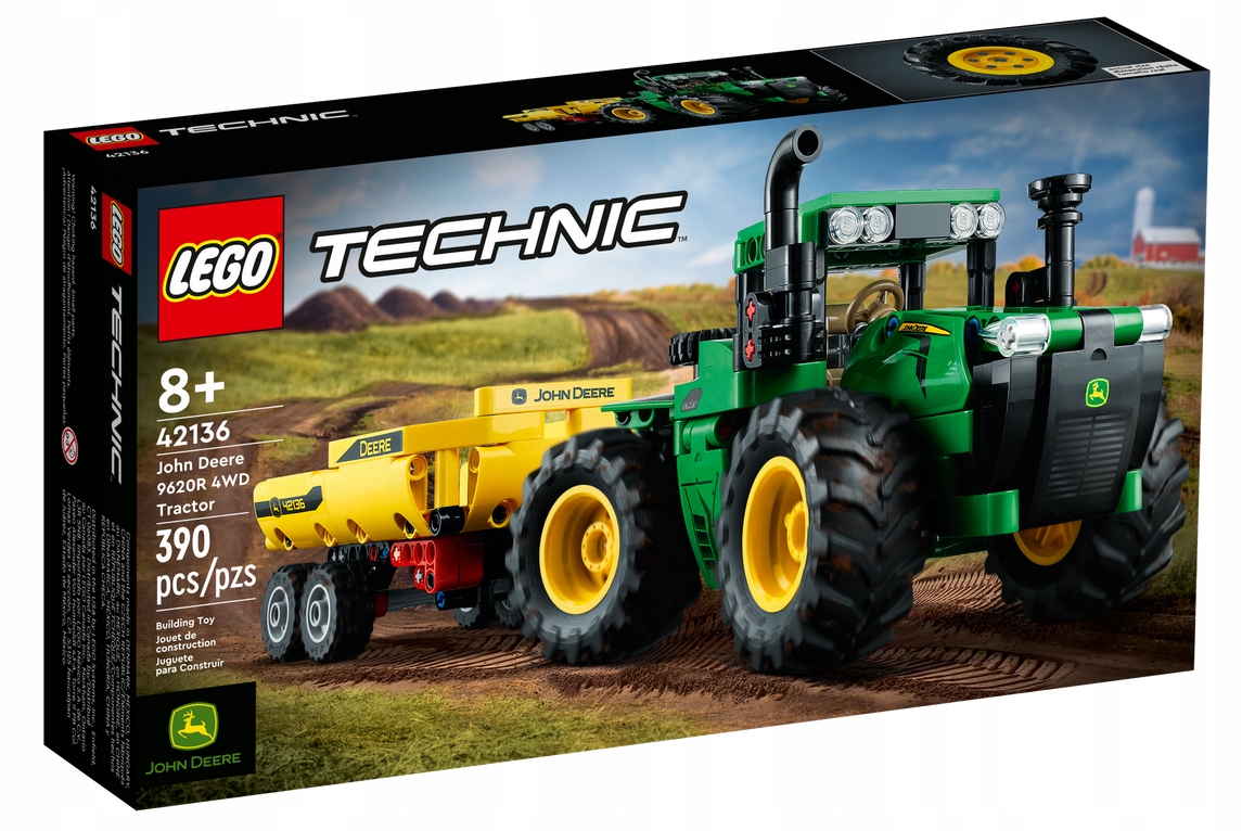 

Lego Technic 42136 Traktor John Deere 9620R 4WD