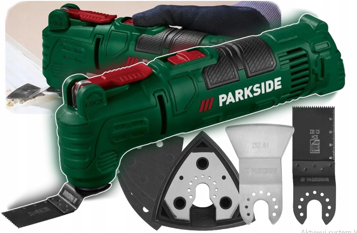 Parkside Narzędzie Wielofunkcyjne Pmfw 250 A1, 250 W Akcesoria