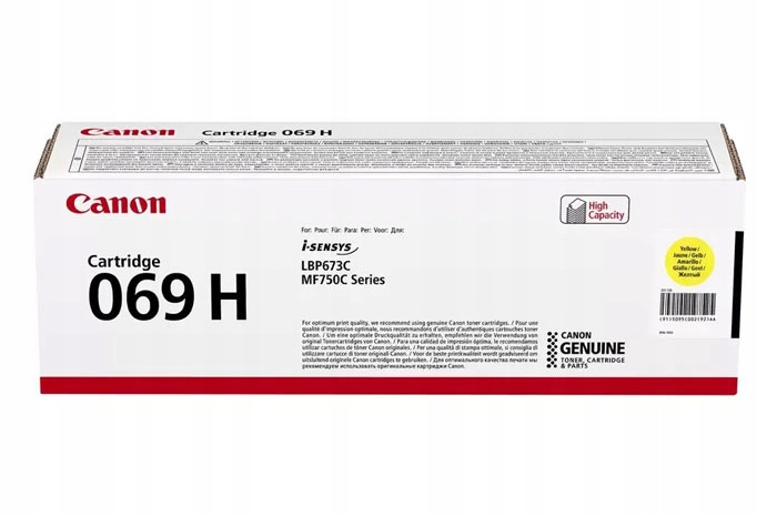 Originálny toner Yellow Canon i-SENSYS MF752, MF754, LBP673 (CRG069H, Crg-