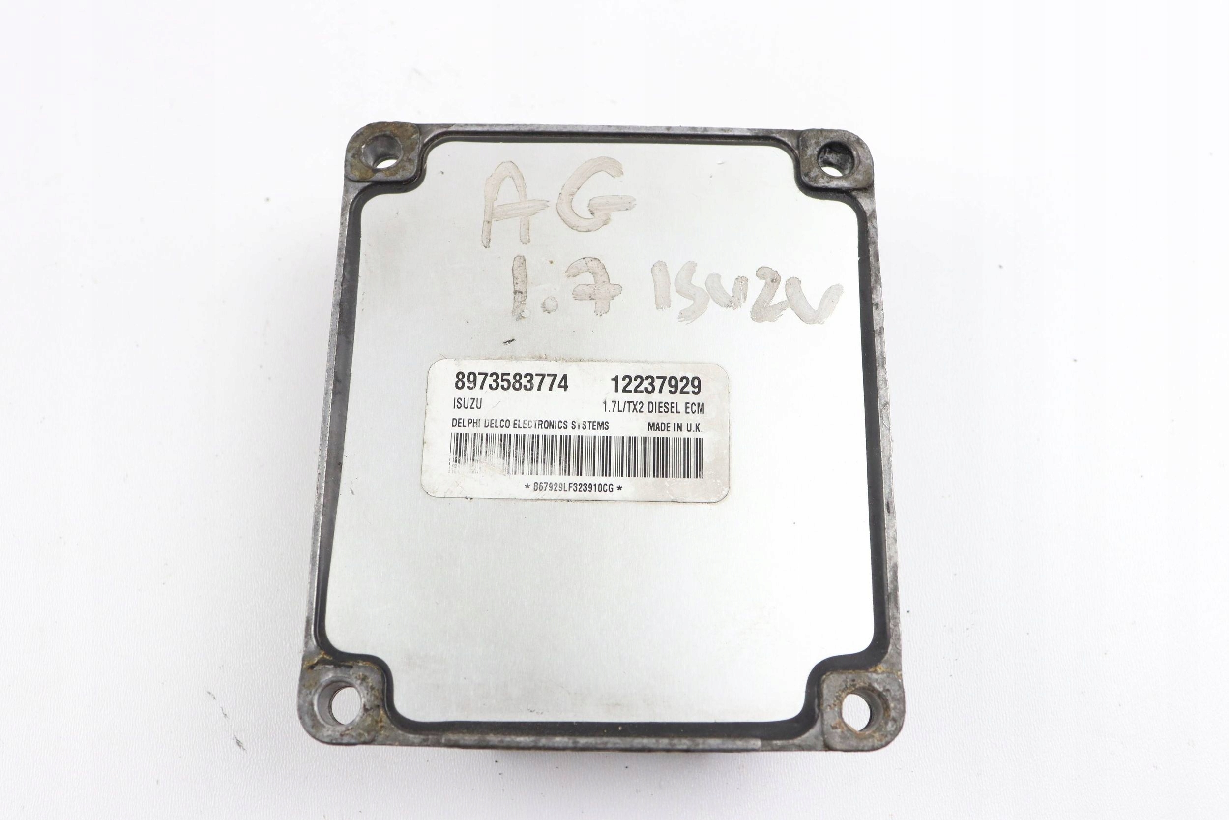 OPEL ASTRA G COMBO C computer control unit of the engine 1.7 DTI 12237929 8973583774