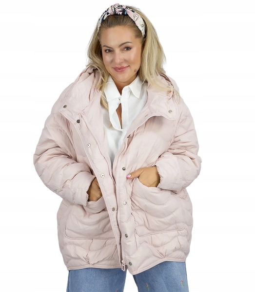 Lehká jarní prošívaná bunda s péřovým zateplením Agrafka unisize