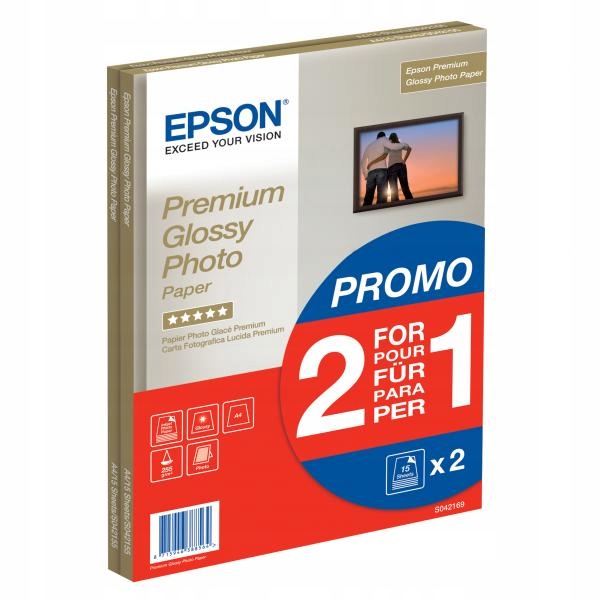 

Papier foto Epson Premium Photo A4 255g/m2 30szt