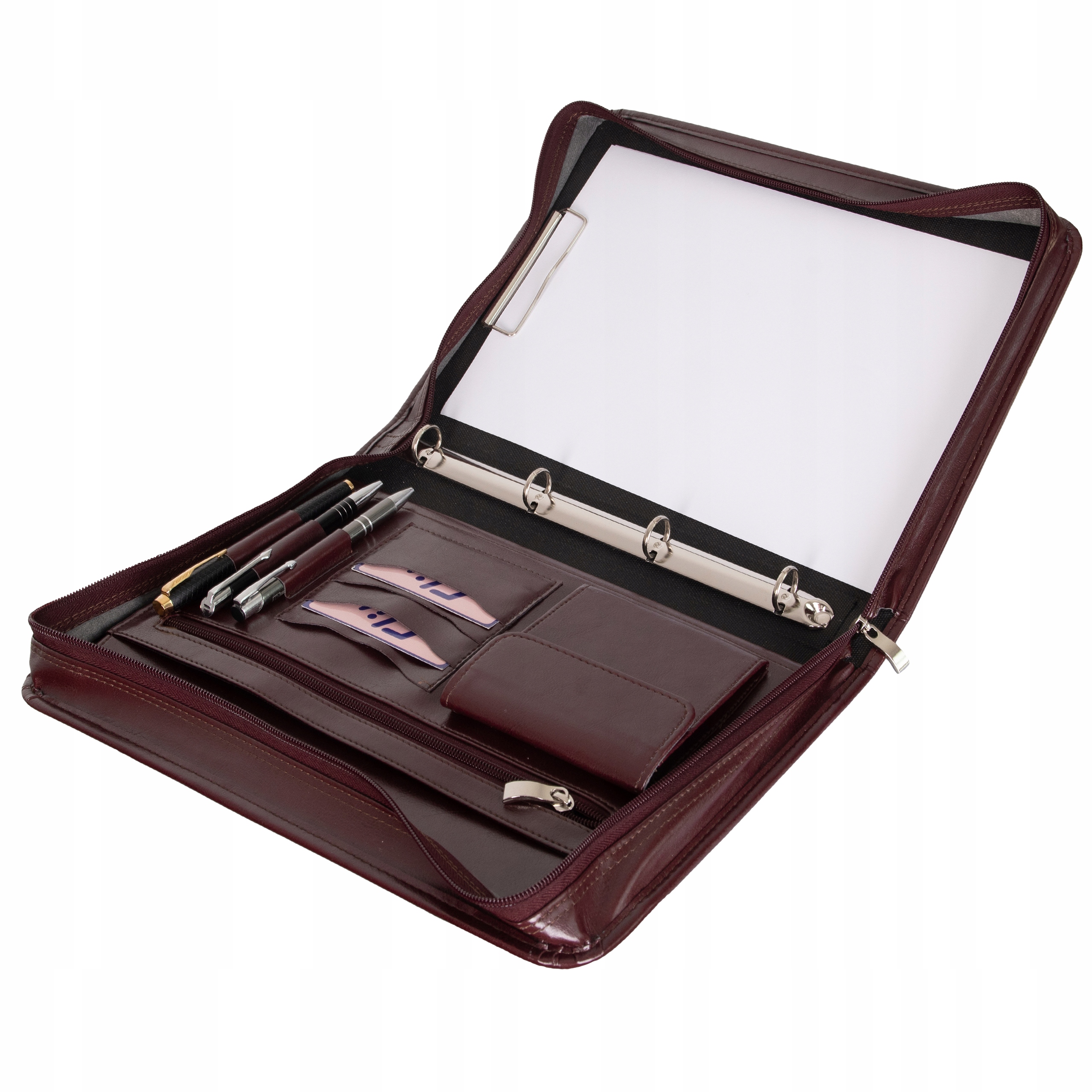 

Aktówka teczka organizer A4 Producent BW07 bordo