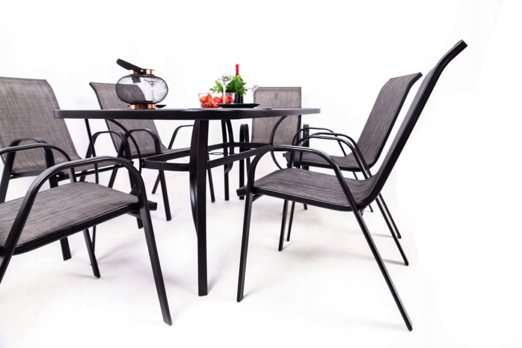 Zestaw KRETA Komplet obiadowy na Taras do Ogrodu 6-os