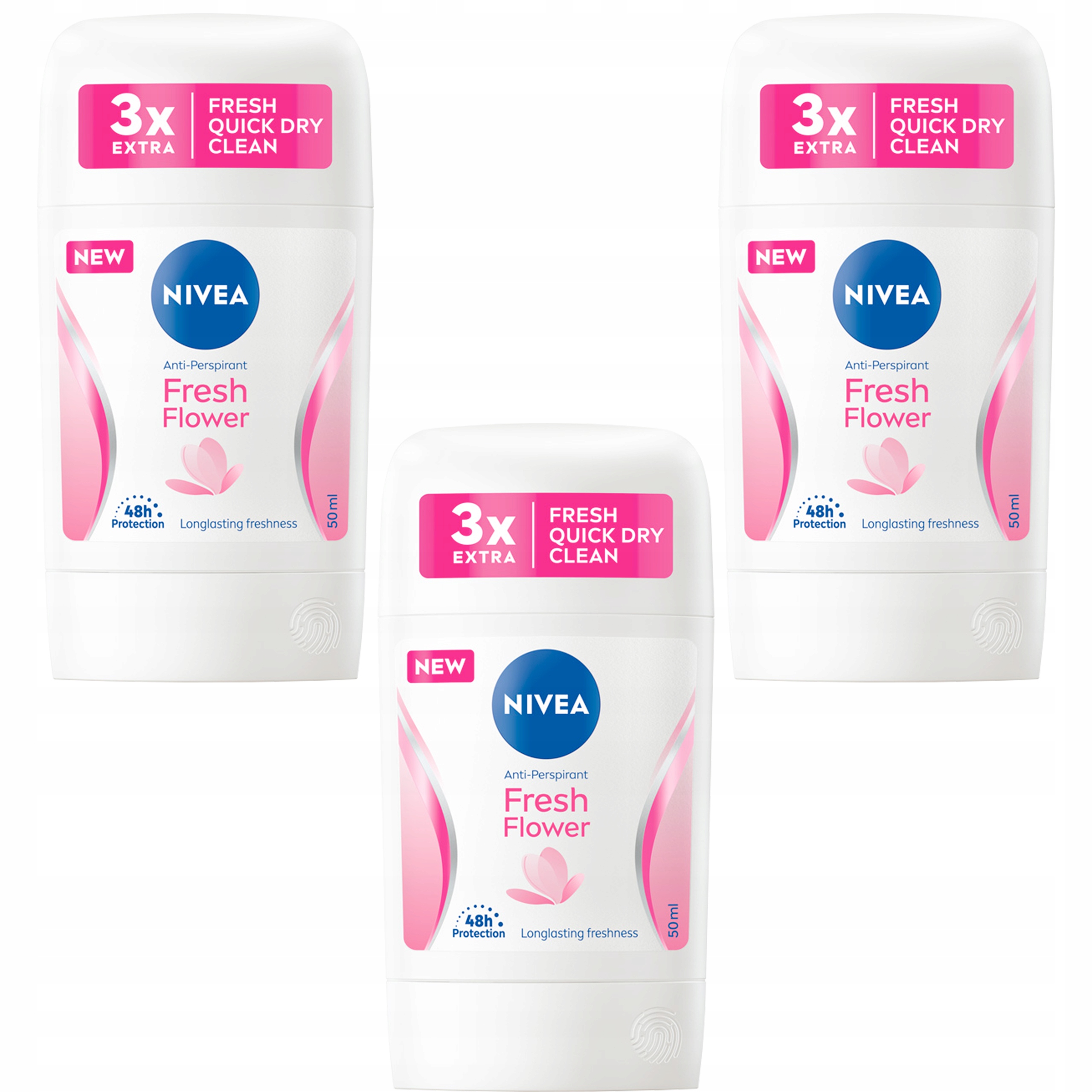 

Nivea Antyperspirant w sztyfcie Fresh Flower *3