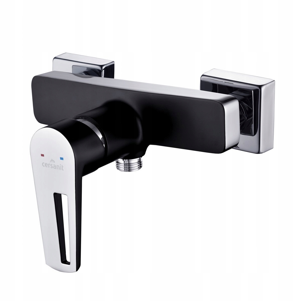 Sprchová baterie Mille Černá Nástěnná Jednopáková Chrom/Černá