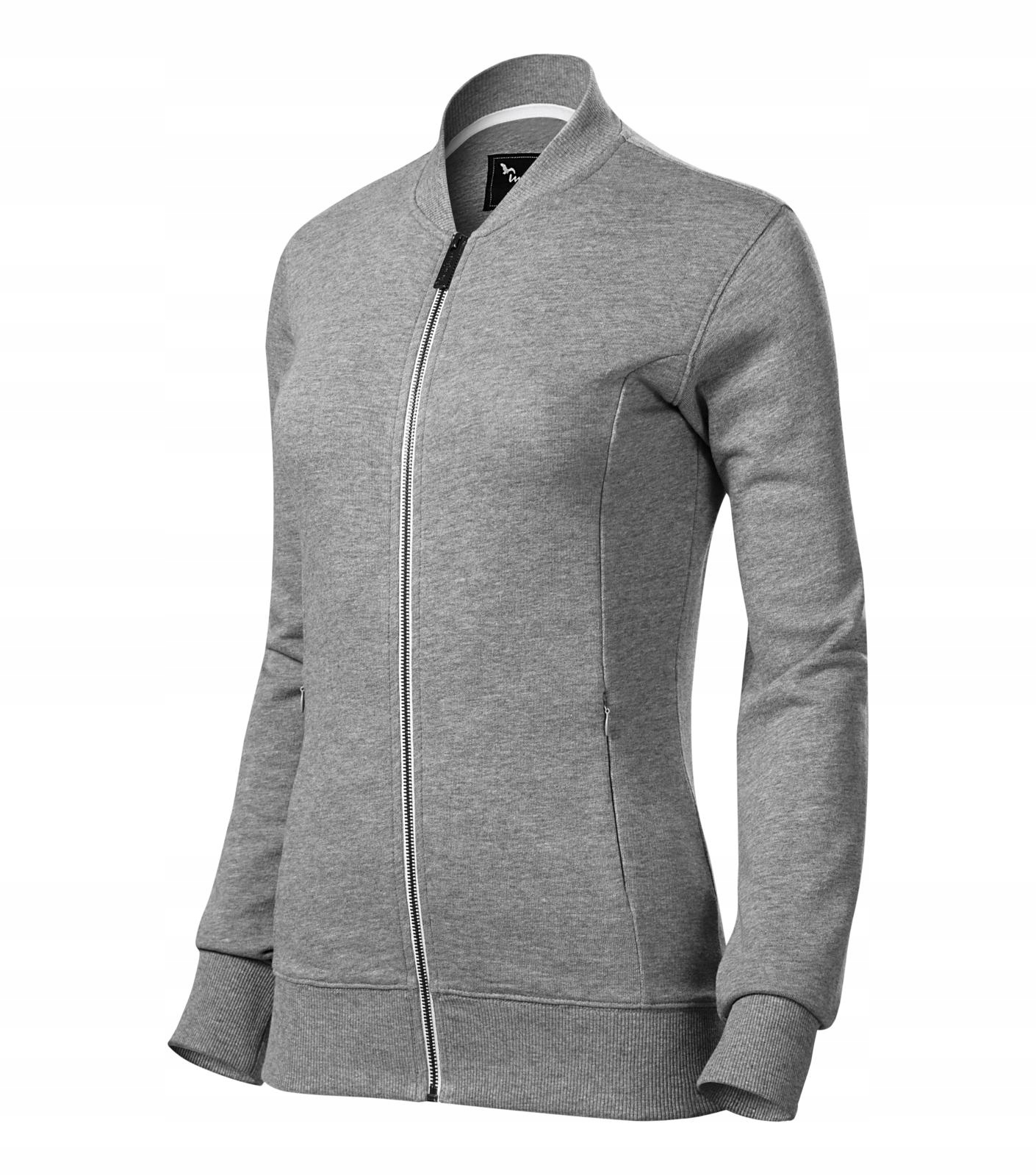 

Stylowa bluza Damska Premium bomberka szara Xs