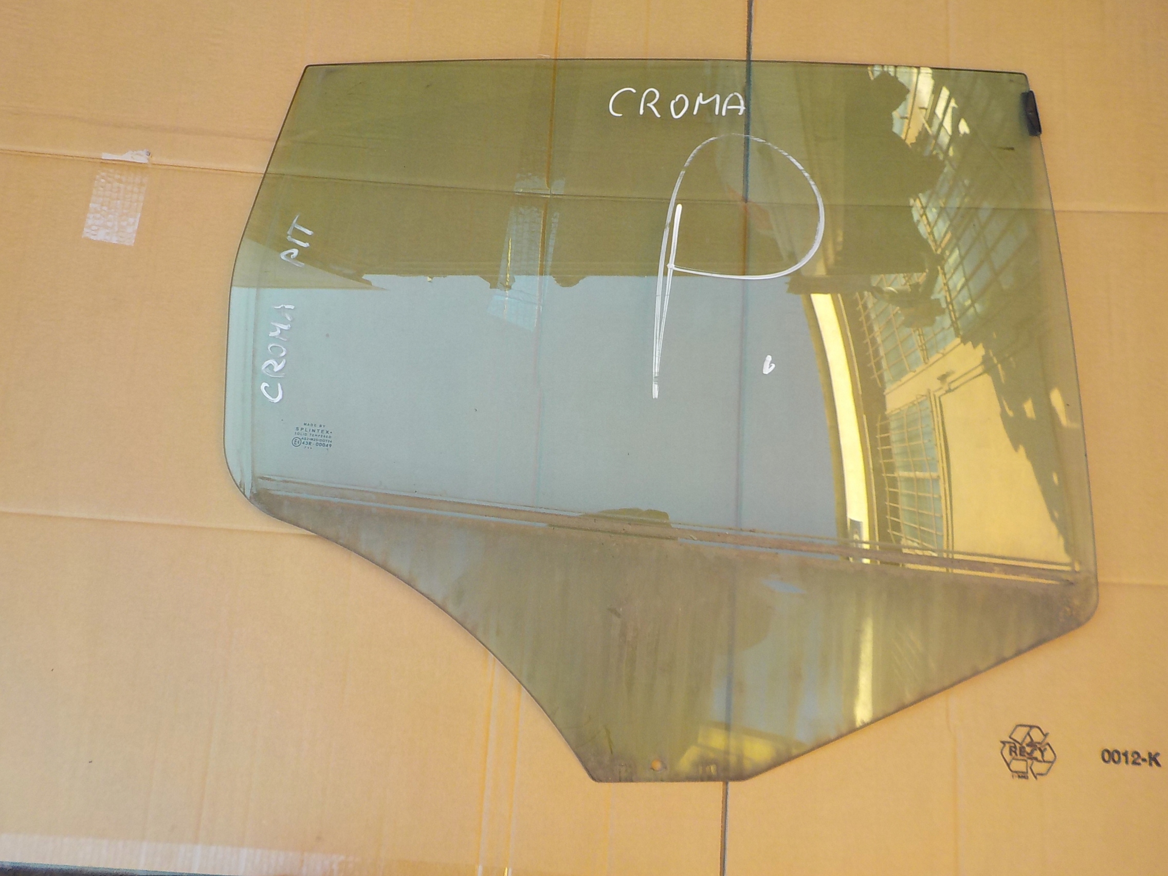 window right rear part fiat croma II 2007r