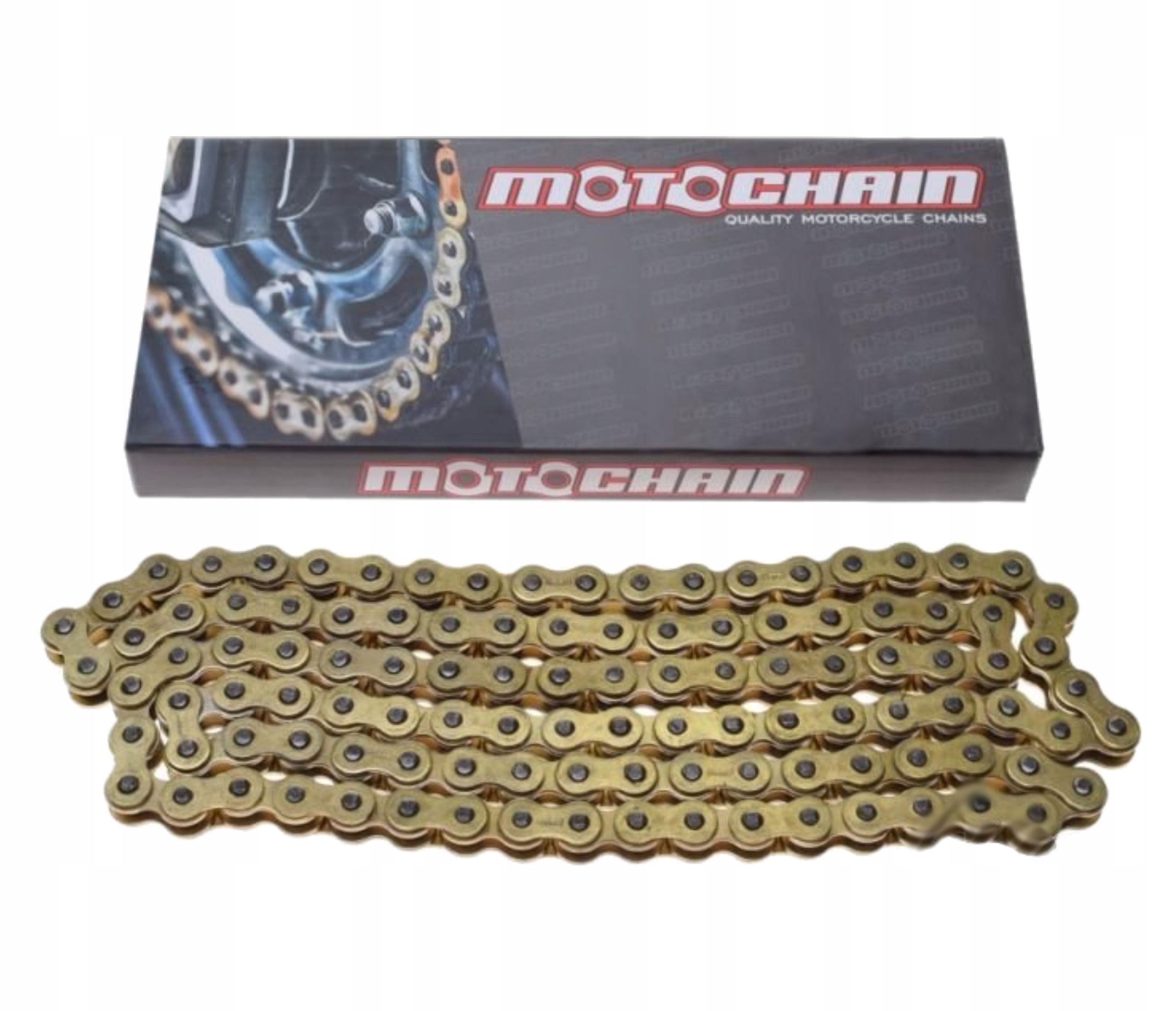

Atv 150 200 250 Łańcuch Napędowy 112 428H Złoty