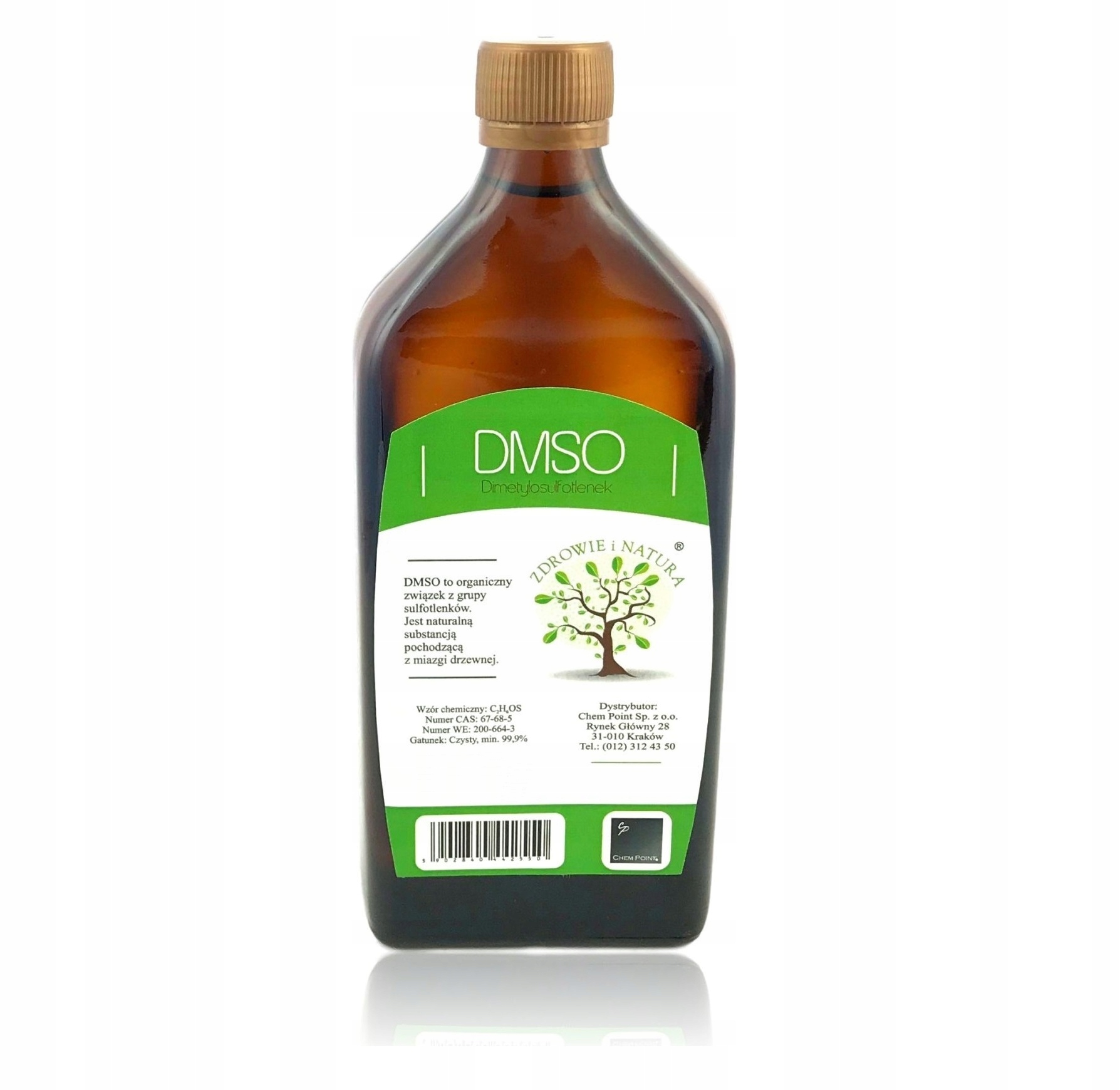 

Dmso Dimetylosulfotlenek Czysty naturalny 1000 ml