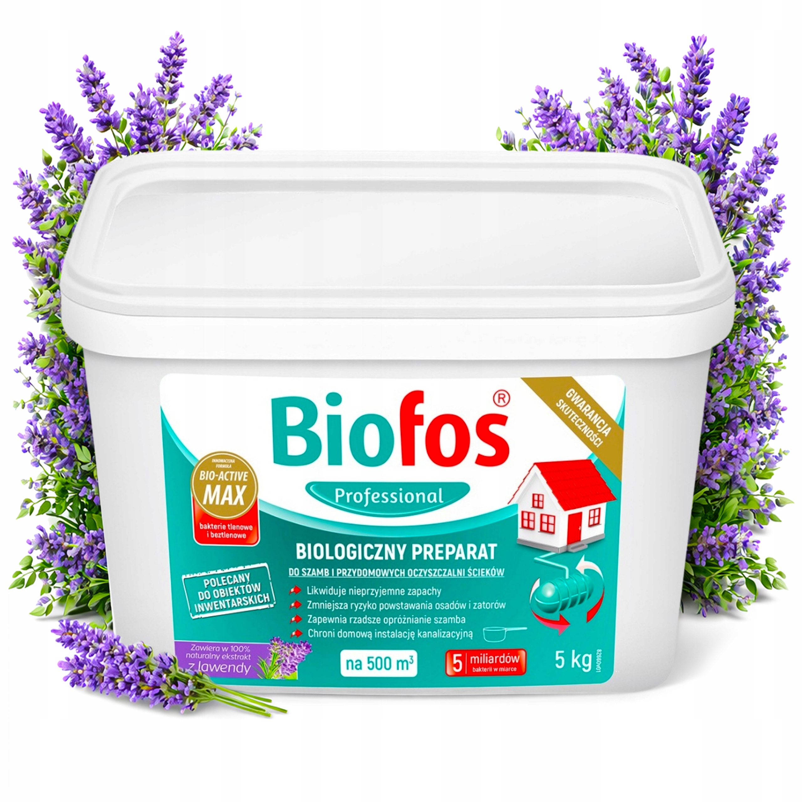 Biofos přípravek aktivátor do čistírenských septiků odstraňuje kožich 5 kg