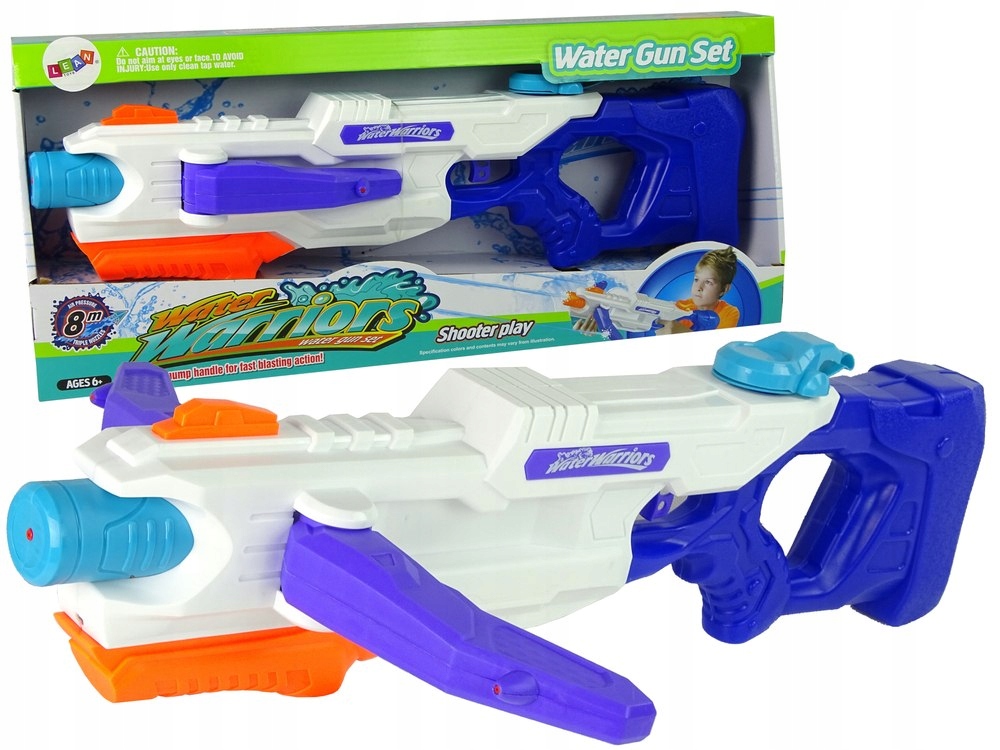 

Pistolet na Wodę 1000ml 60 cm Zasięg 8 m