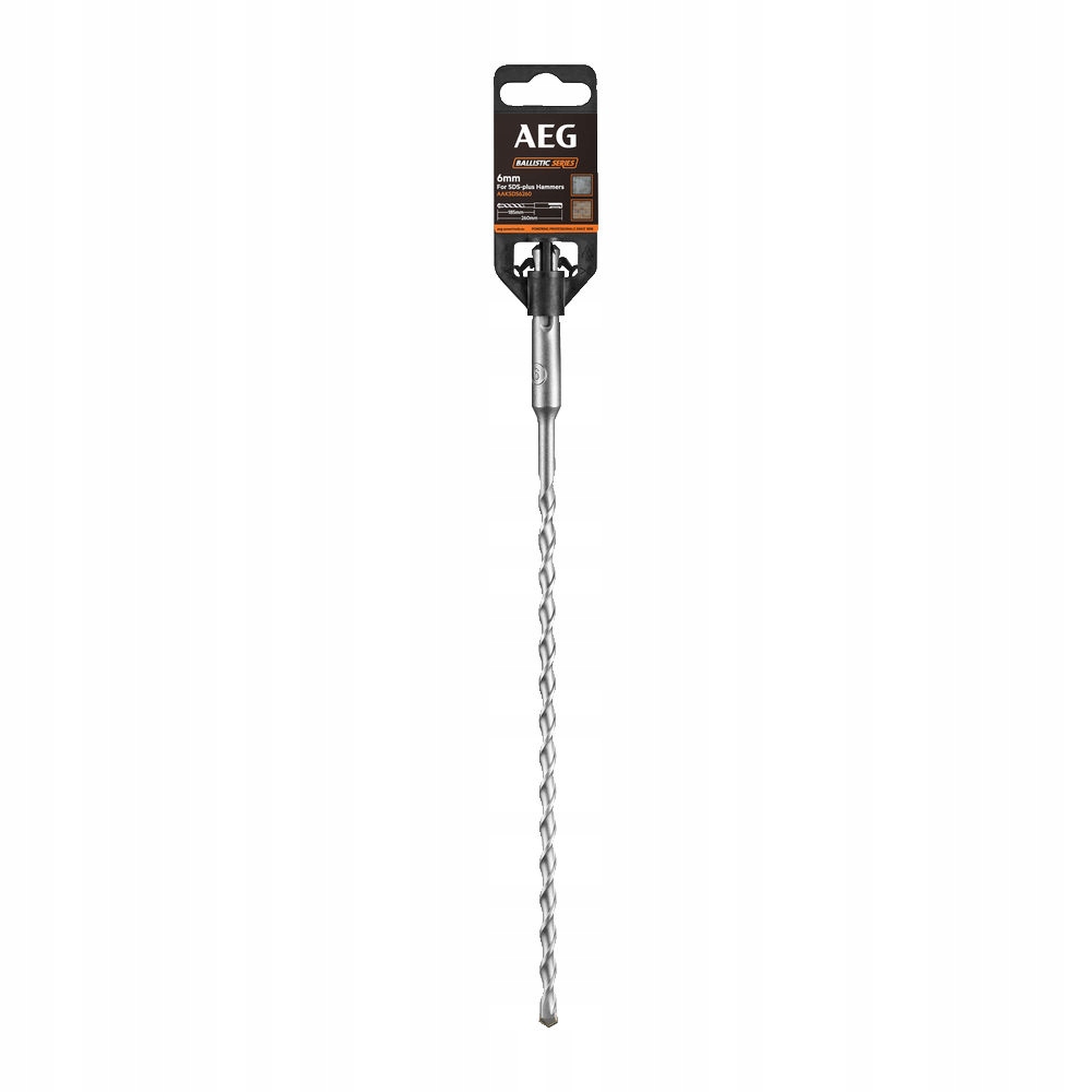 

Wiertło do betonu 6 x 260mm Sds+ Aeg AAKSDS6260