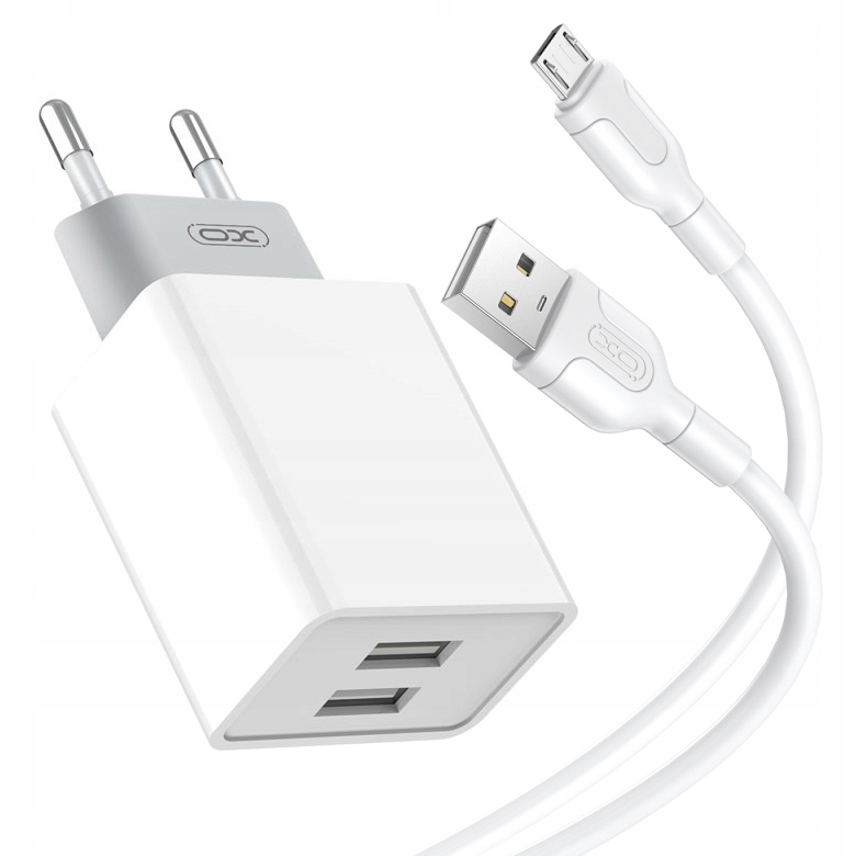 

Ładowarka kabel Micro 2,4A 2xUSB Samsung Xiaomi