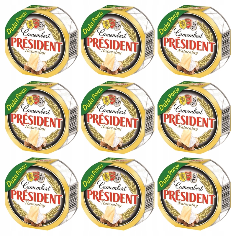President Camembert 170 g X9