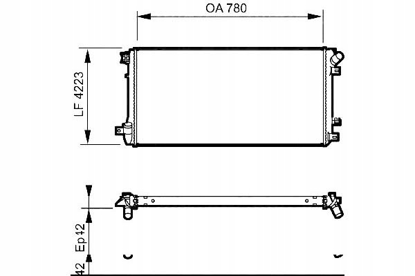 VALEO 735112 VALEO CHŁODNICA SIL.RENAULT MASTER 06-> 2.5DCI Producent części Valeo