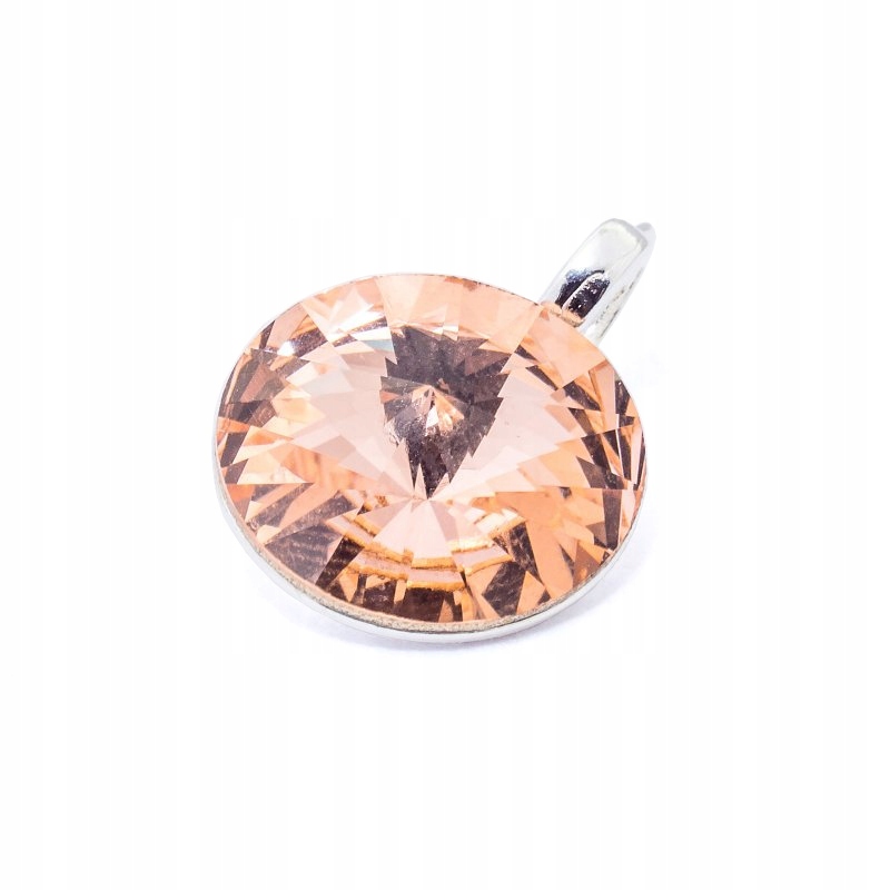 

Wisiorek srebrny z kr. Swarovski Rivoli 12mm LSilk