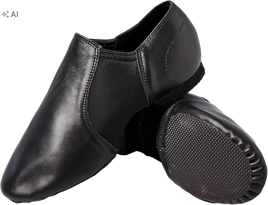 Czarne Buty Taneczne Baletki Z Elastyczną Wstawką 37 6_A