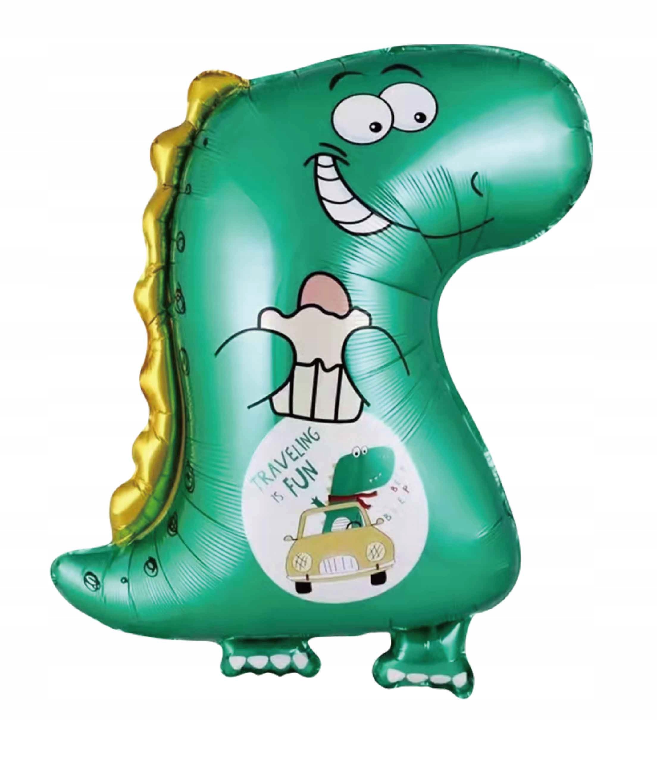 Balon foliowy DINOZAUR 52x73 cm na hel