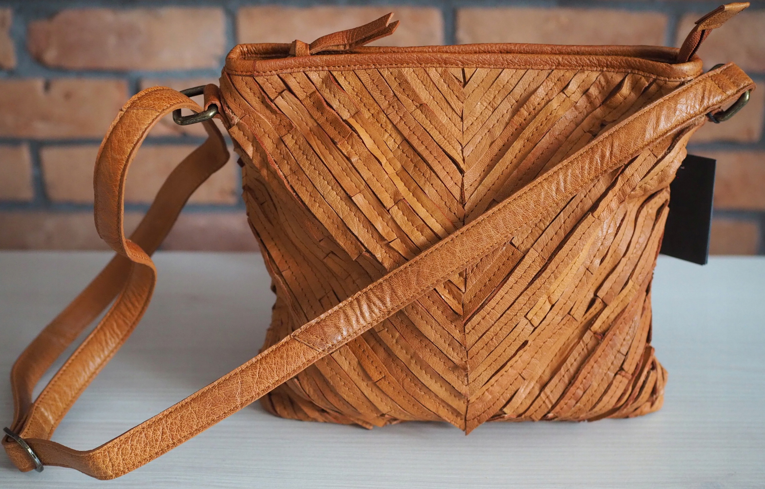 Still Nordic Kožená kabelka-bronz-Crossbody Bag-přírodní kůže