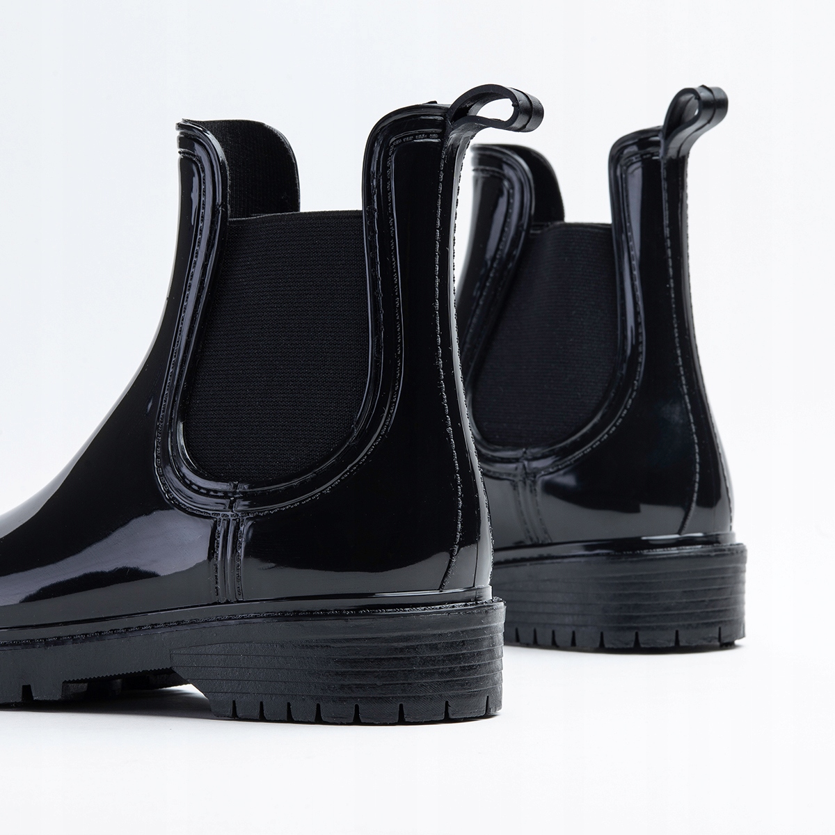 Kalosze sztyblety modne gumowce wygodne Wojtyłko Wzór dominujący bez wzoru