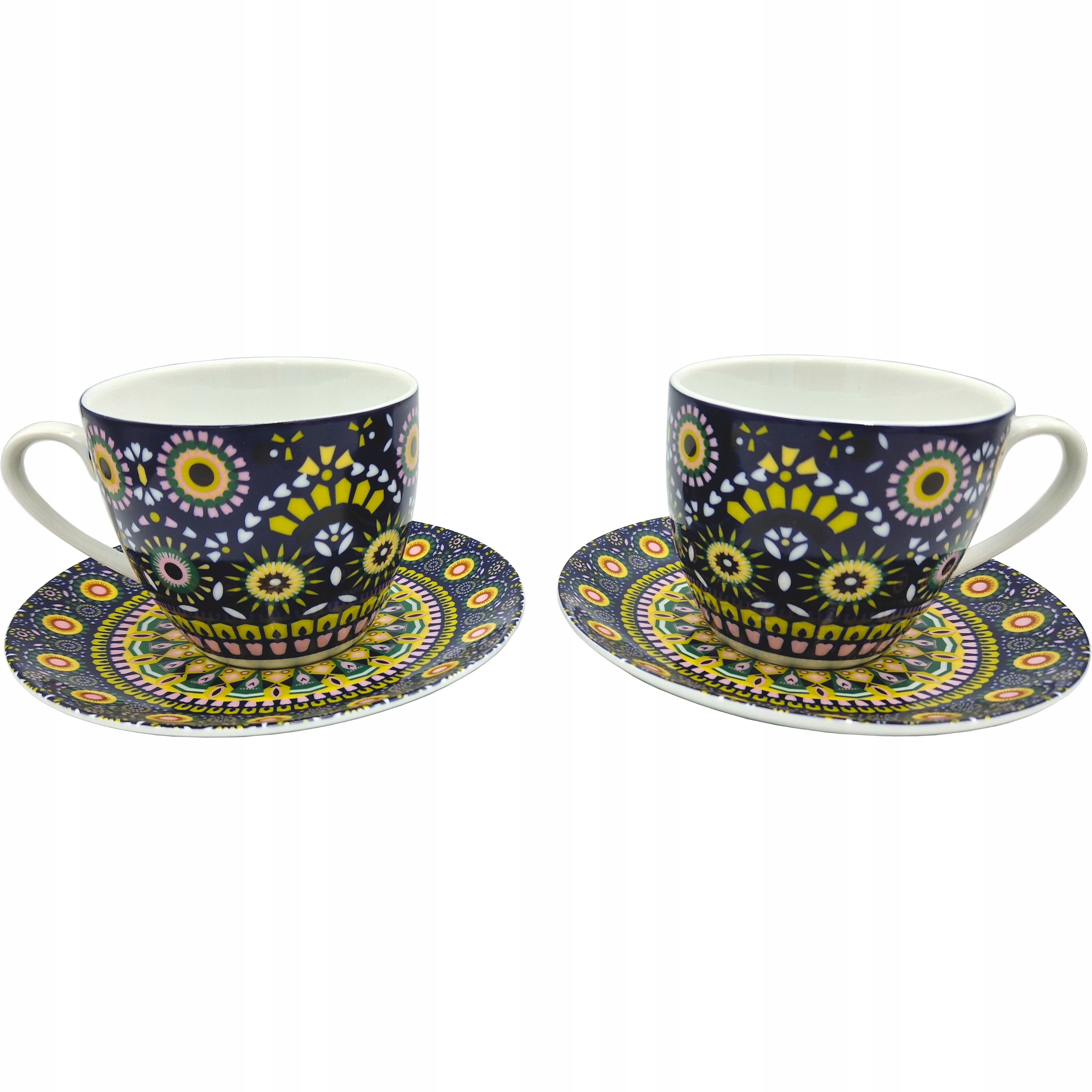 

KPL.2 FILIŻANKI/2SPODKI 300ML. Folk Bogucice