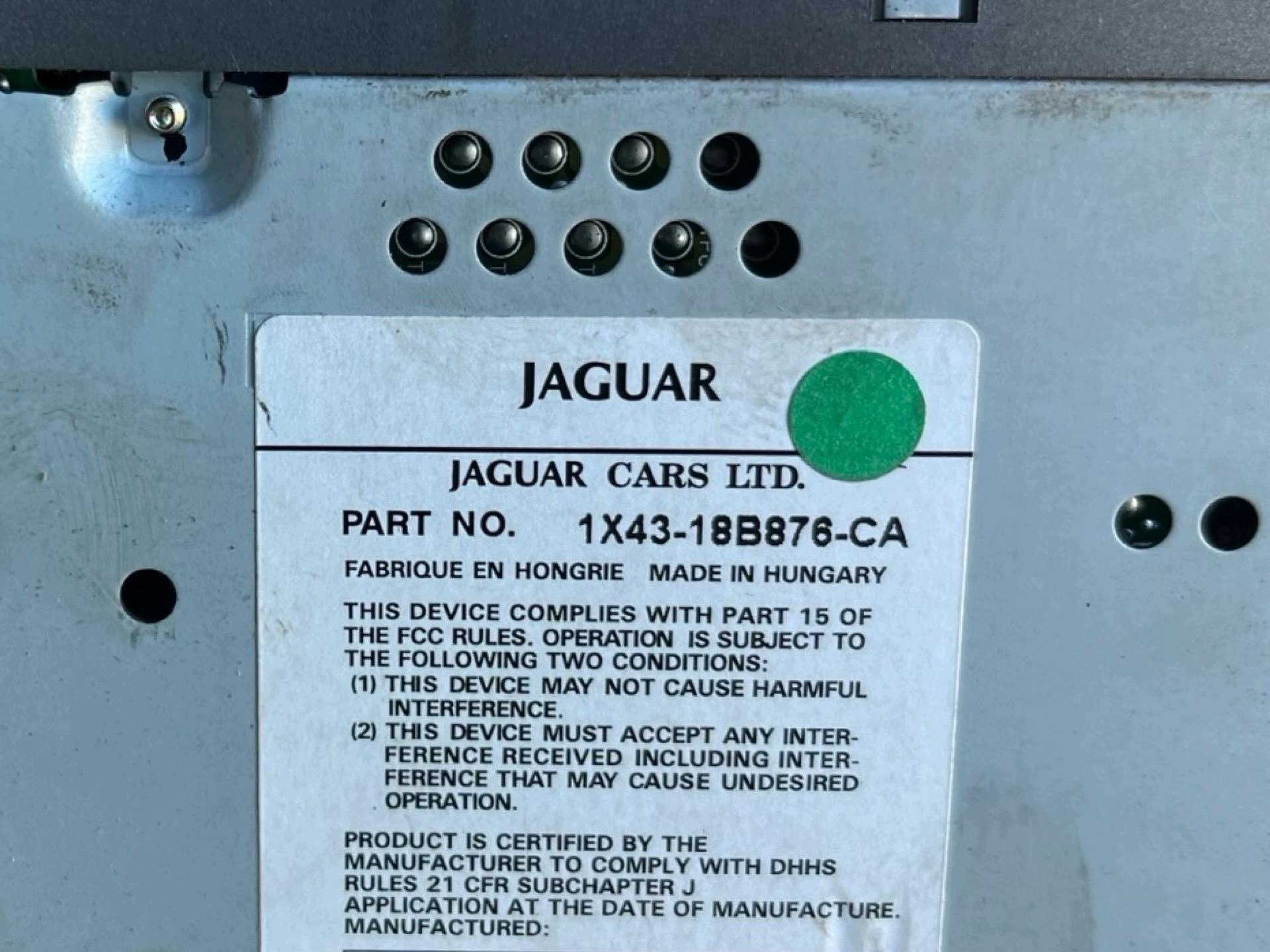 Radio autós Jaguar X-Type 1 2003 1X43-19B876-CA