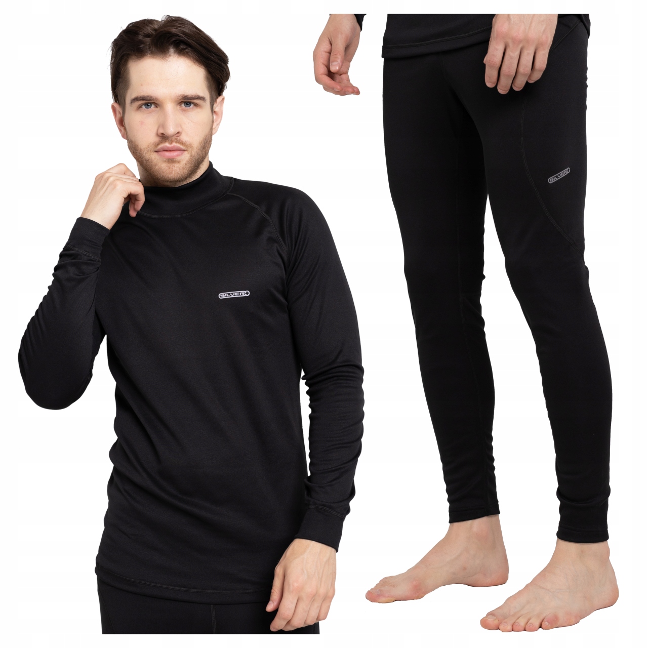 Tričko Termoaktivní kalhoty Pánské termoaktivní oblečení XL Spodní prádlo na lyže