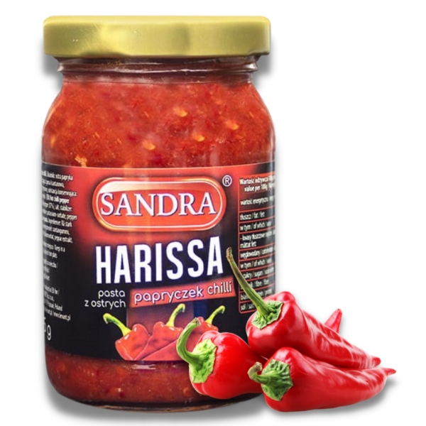 

Harissa Pasta z ostrych papryczek chilli Sandra sł