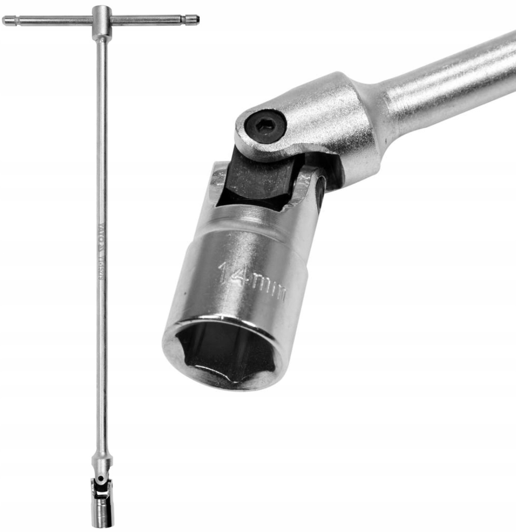 

Yato Klucz Nasadowy Typ T Z Przegubem Hex 450x14MM