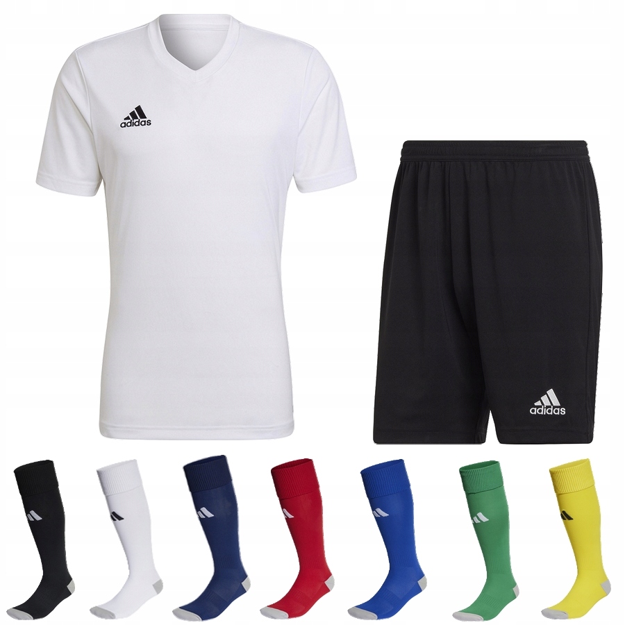 ADIDAS STRÓJ Piłkarski Koszulka Spodenki Getry r.M Kod producenta HC5071+H57504