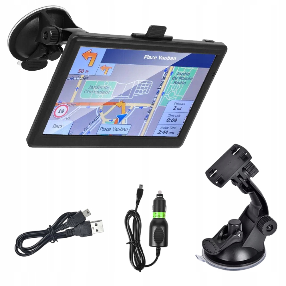 Nawigacja Samochodowa dla Ciężarówek Tir Truck Auta Gps 7cali Nawigacja