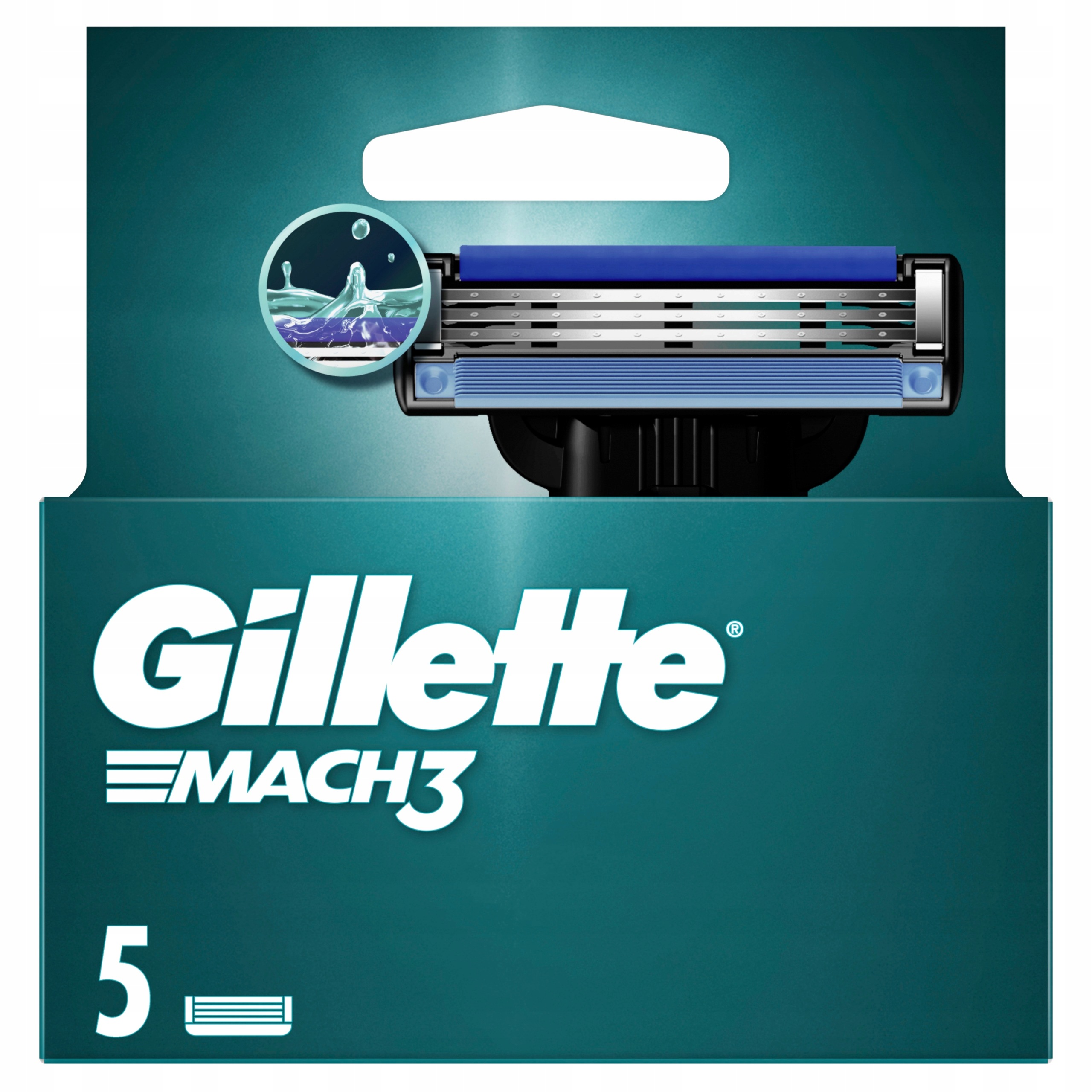 Gillette Mach3 Náhradní břity pro holicí strojek pro muže, s břitem