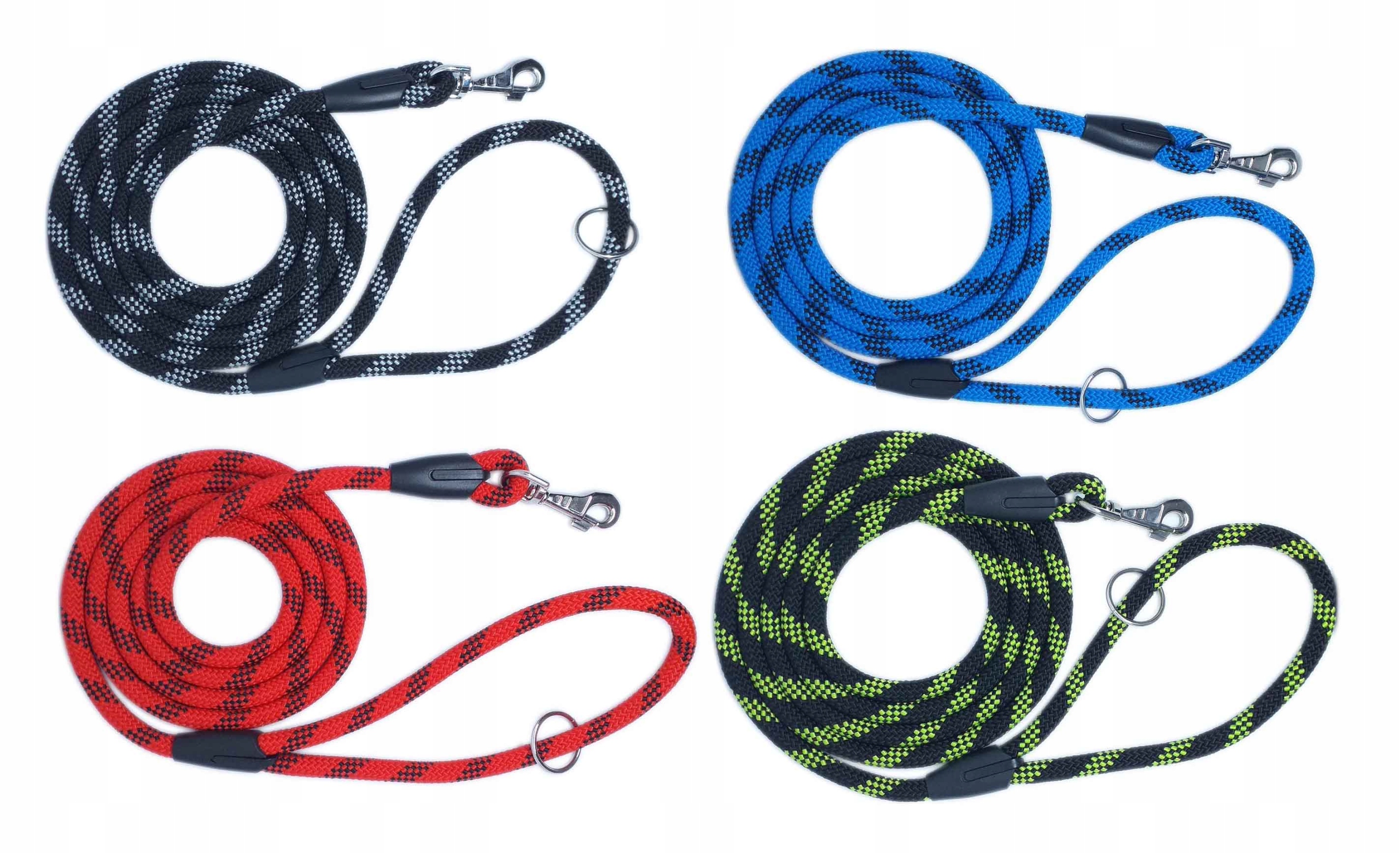 

Smycz dla psa mocna z kółkiem 2 m