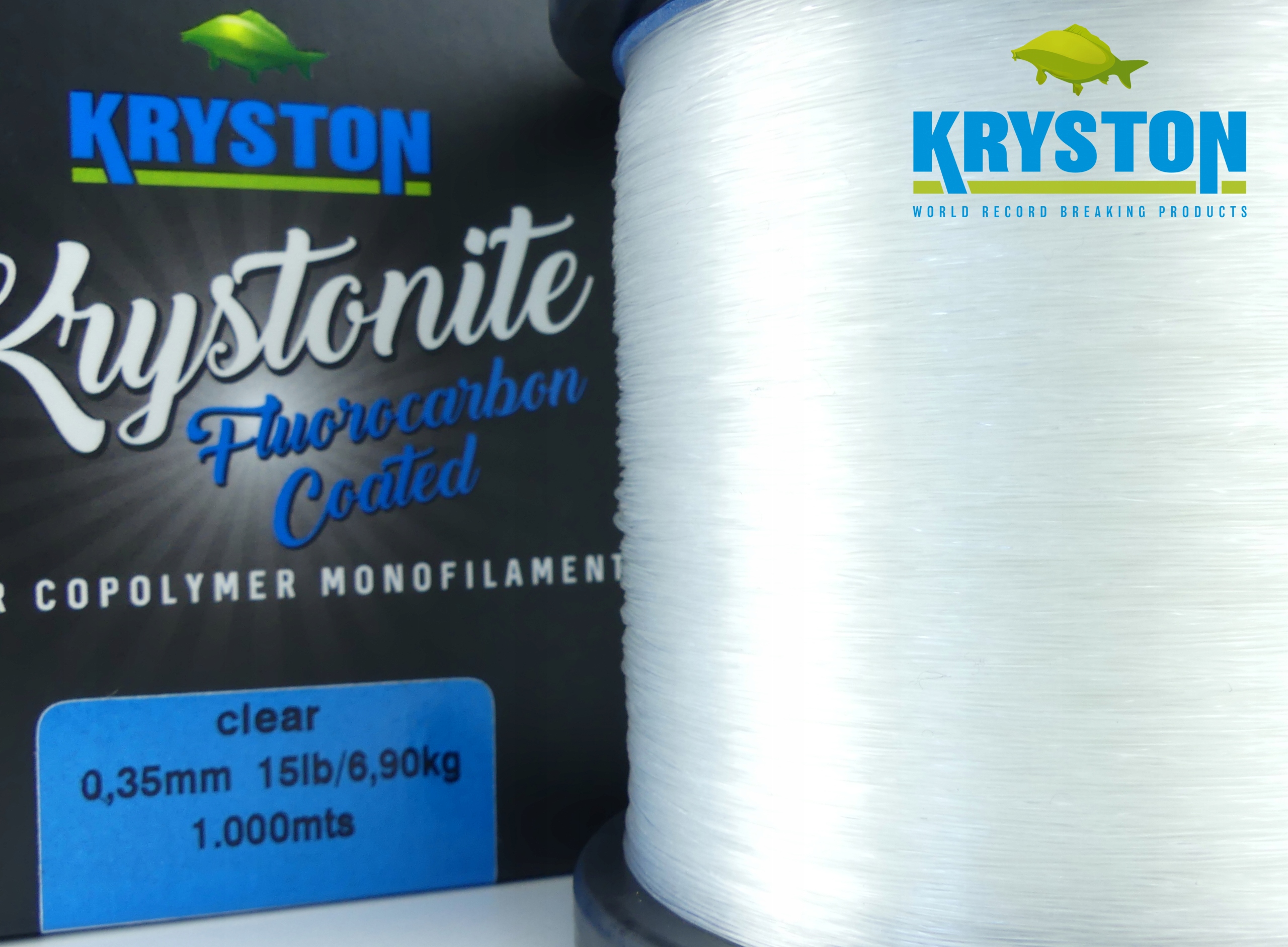 Żyłka karpiowa 0.35mm 15lb 3000m Kryston Krystonite Clear Mono