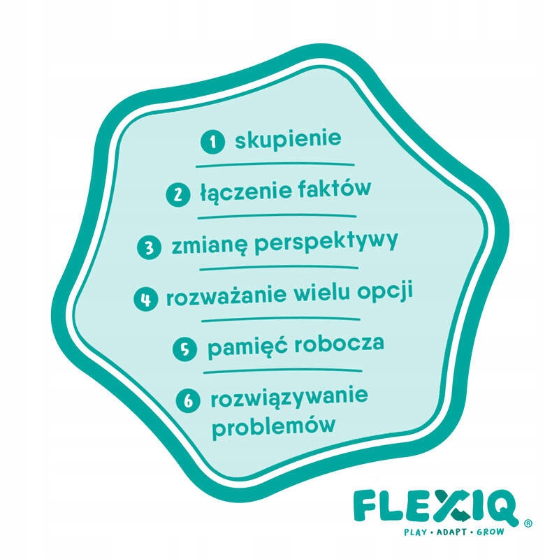FLEXIQ gra strategiczna Orbito + 7 lat 2 graczy Materiał karton plastik