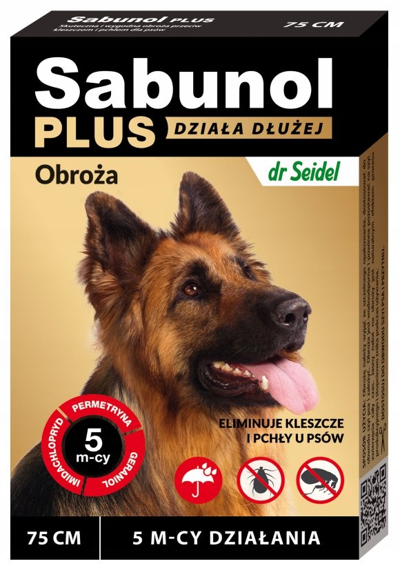 

Dr Seidel Sabunol Plus Obroża na 5-mcy 75cm