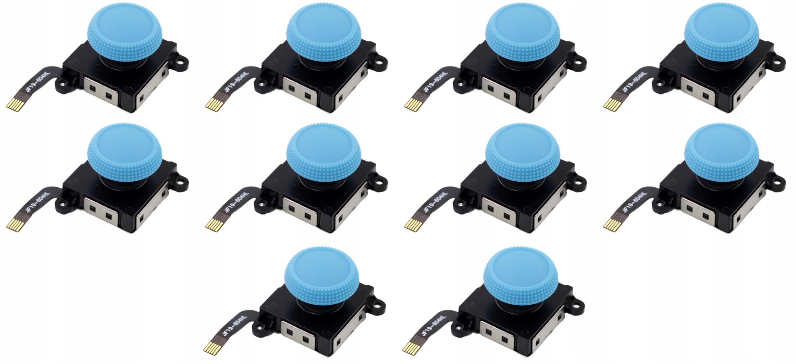 10X Niebieski Analog Gałka Joy-con Efekt Halla Do Nintendo Switch Lite Oled