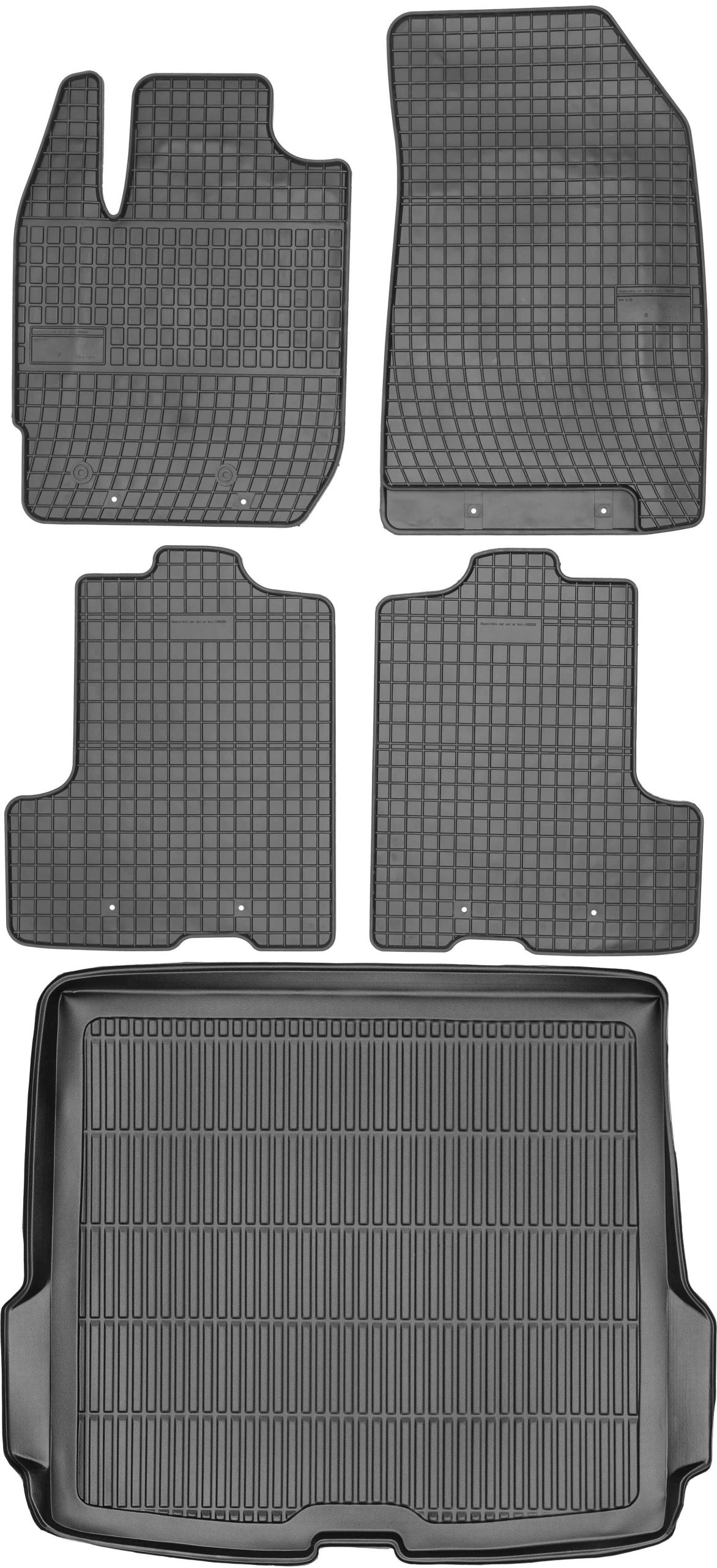 Dacia Duster II Suv 2018- Gumové rohože rohož