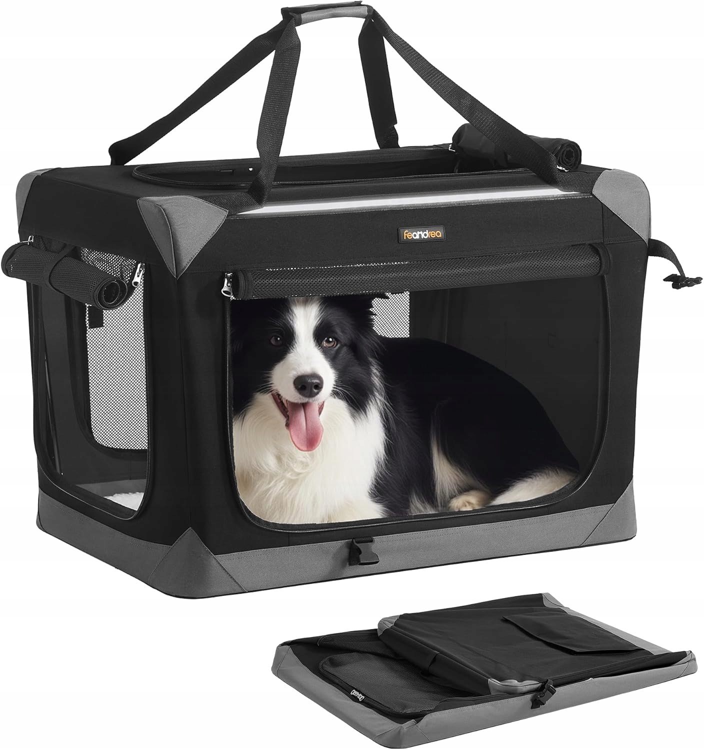 Transporter torba transportowa L dla średniego psa 76 x 53 x 53 cm składany