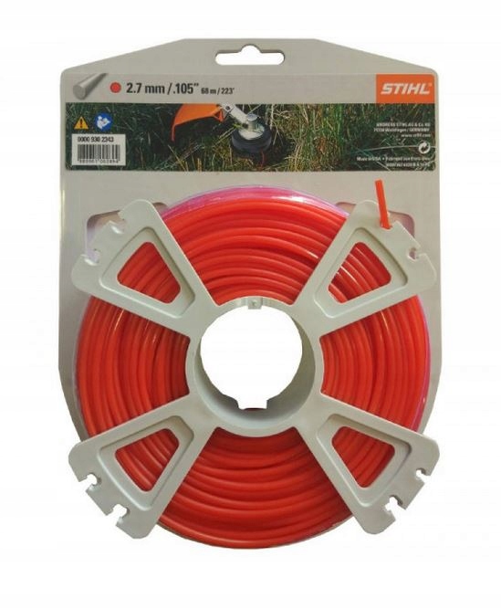 Żyłka tnąca 2,7 mm, do kos Stihl, okrągła 65 m