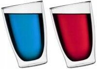 Szklanki Termiczne Przezroczyste 2x300ml