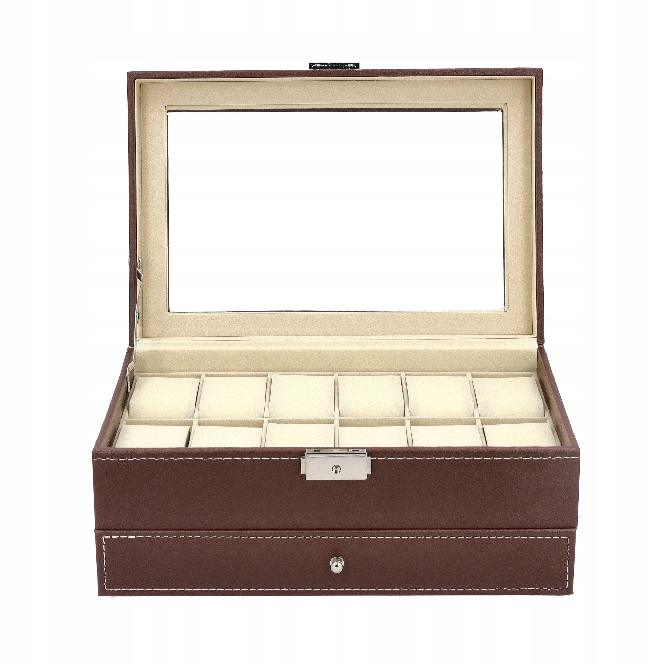 PUDEŁKO ETUI ORGANIZER SZKATUŁKA KUFER KUFEREK NA ZEGARKI PREZENT 12szt G25 Kod producenta KORBI 12szt G25