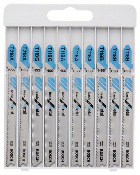 Sada Pilových Listů Pro Přímočarou Pilu T 10 Ks Kov