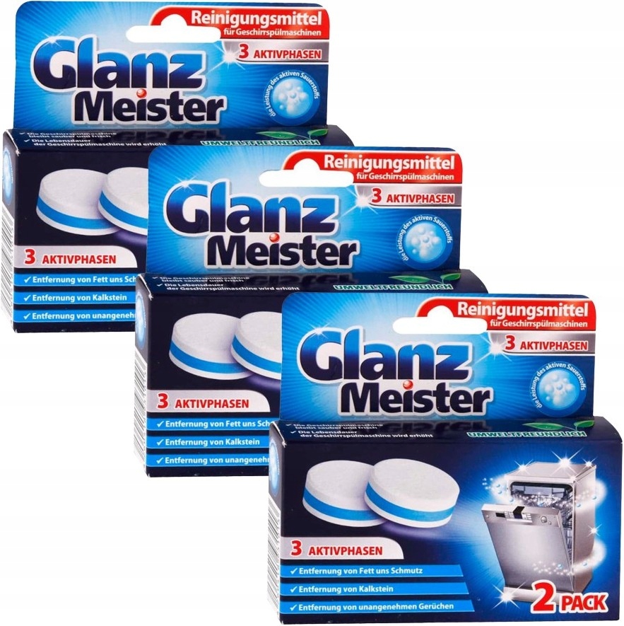 

Glanz Meister Czyścik Do Zmywarki 6 Tabletek