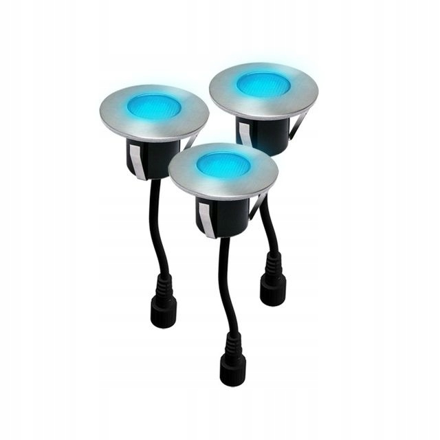 Easy Connect 3 oprawa wpuszczana Ø6cm 9 LED niebieski (65421)
